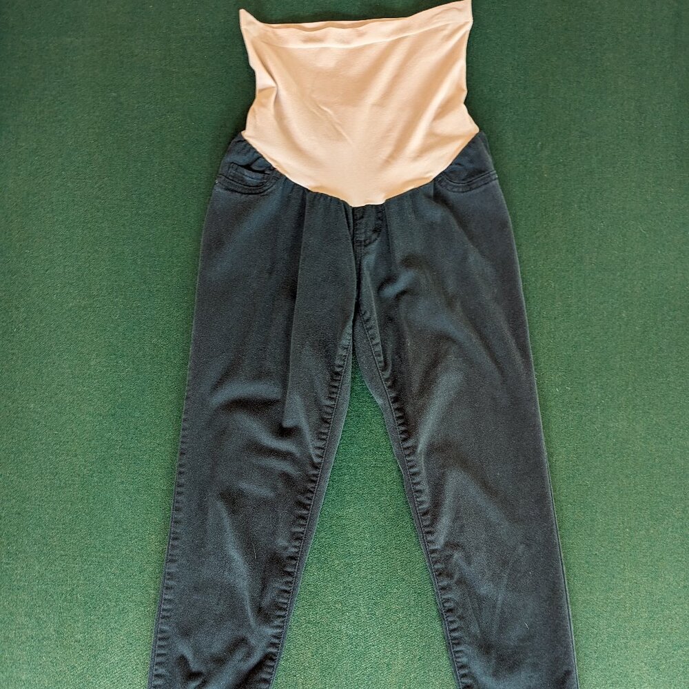 LED Hunter Green Maternity Jeans XS